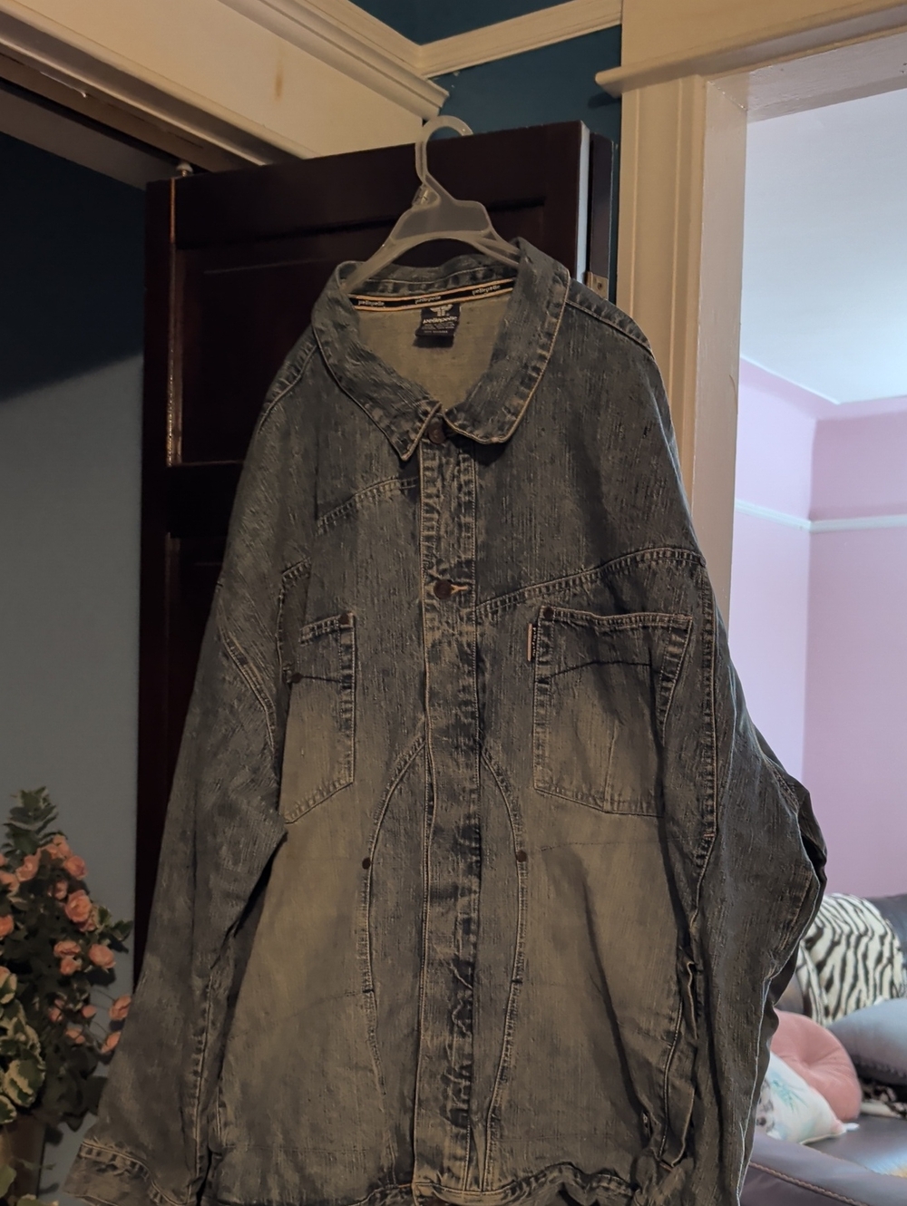 Pelle Pelle Washed Light Blue Denim Jacket